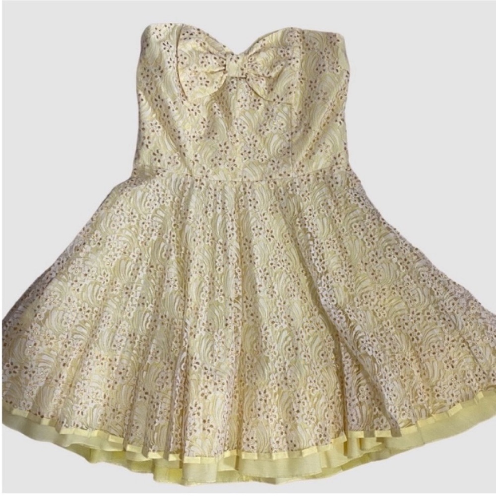 Jones & Jones Strapless Dress UK 10 US 6